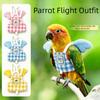 Breathable Bird Flight Suit with Leash Parrot Flying Clothing Parrot Harness  Birds Supplies
