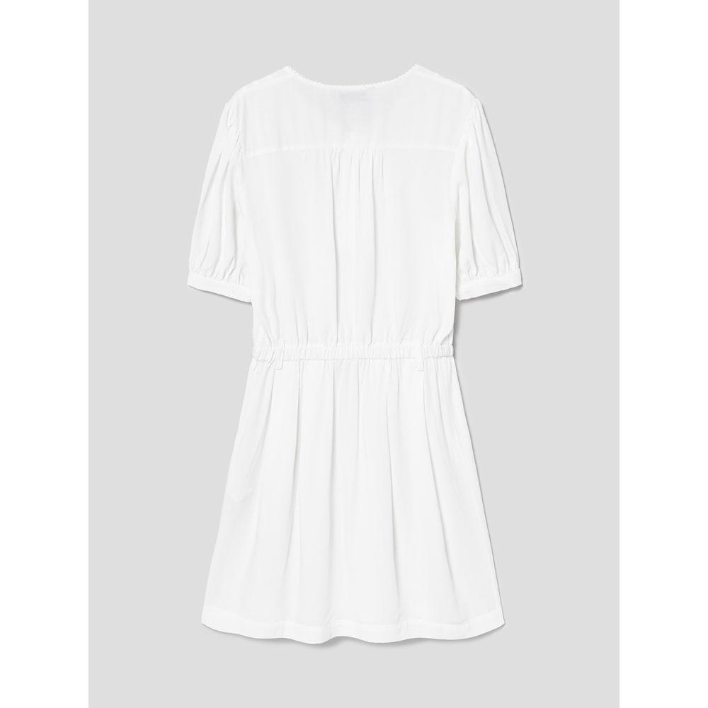 8SECONDS Lace-Up Dress White (354871Kq21)