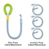 Поводок для двух собак Hands Free с мягкой padded ручкой, износостойкий, регулируемый, не запутывающийся, веревка для выгула собак, товары для домашних животных для улицы