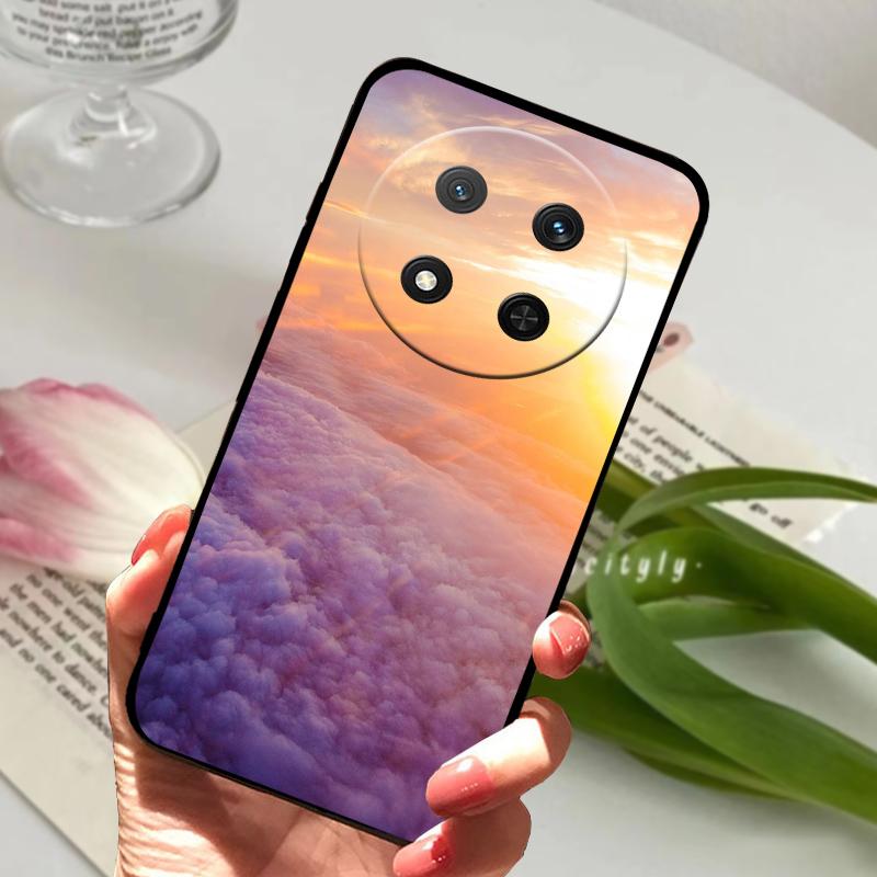 Модный роскошный чехол для Honor Magic7 Lite Capa X9c 5G Мягкий силиконовый ТПУ чехол для телефона для Honor X60 Pro Защитный бампер Fundas