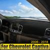 Для Chevrolet Captiva 2006-2012 2013 2014 2015 2016 2017 2018 автомобильный чехол на приборную панель, избегайте света, солнцезащитный козырек, коврики с защитой от ультрафиолета