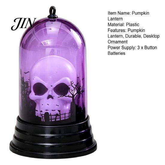 LED Pumpkin Light Halloween Lantern, Battery Operated Light, with Hanging Buckle, Lantern Durable Plastic Lighting, for Party Props And Desktop