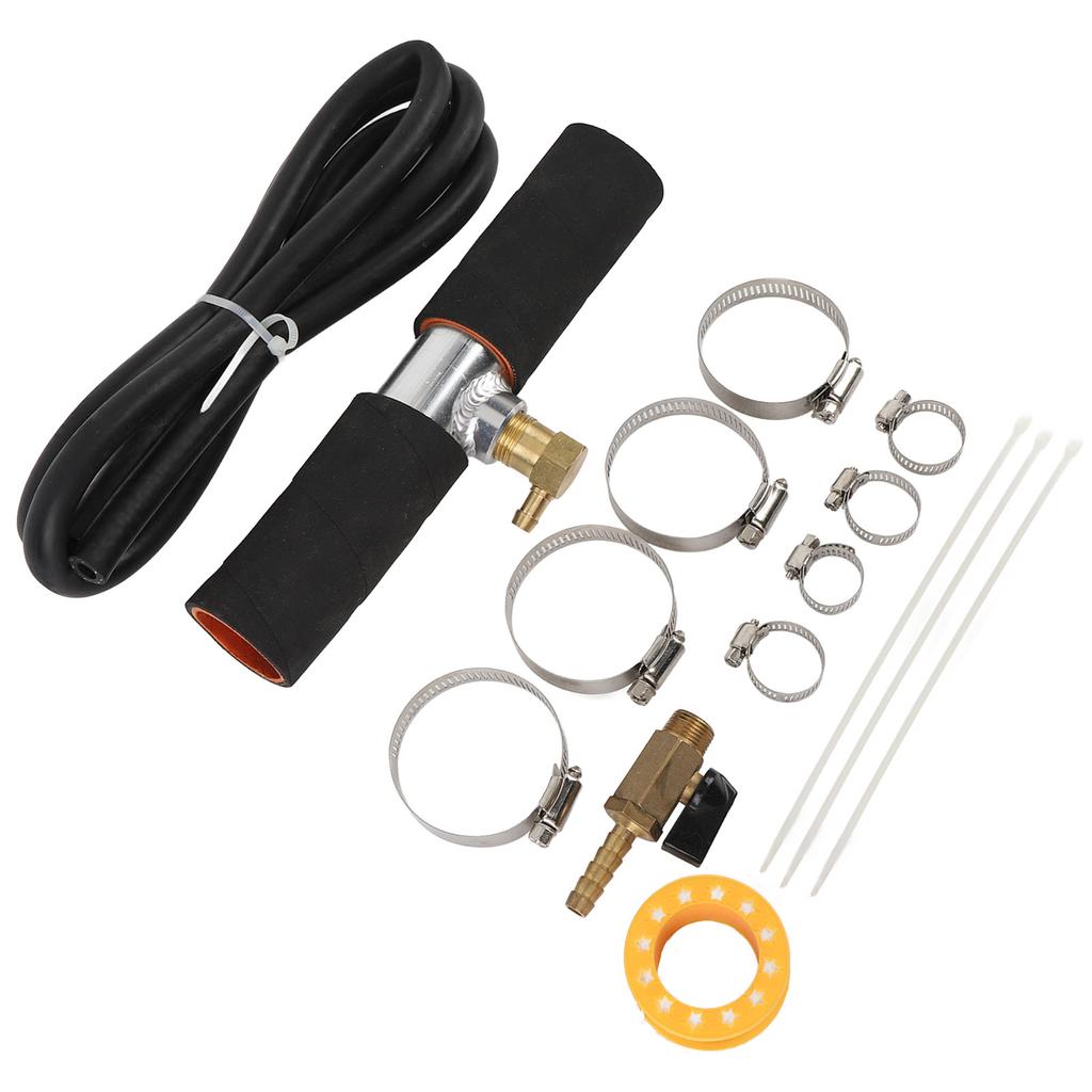 17PCS Fuel Tank Auxiliary Install Kit 11025 Metal 1 12in Fuel Installation Kit for 38in Female