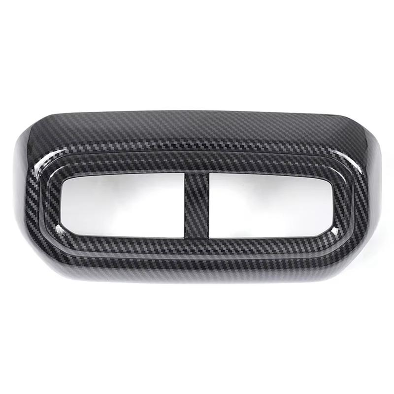 A87Q-For Honda Pilot 2024 ABS Carbon Fiber Car Rear Air Vent Outlet Frame Cover Trim Sticker Accessories