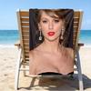 Custom Name Ultrasoft Beach Towel With Taylor Themeideal For Pool Camping Diving Perfect Travel Essential Vibrant Beach Towel