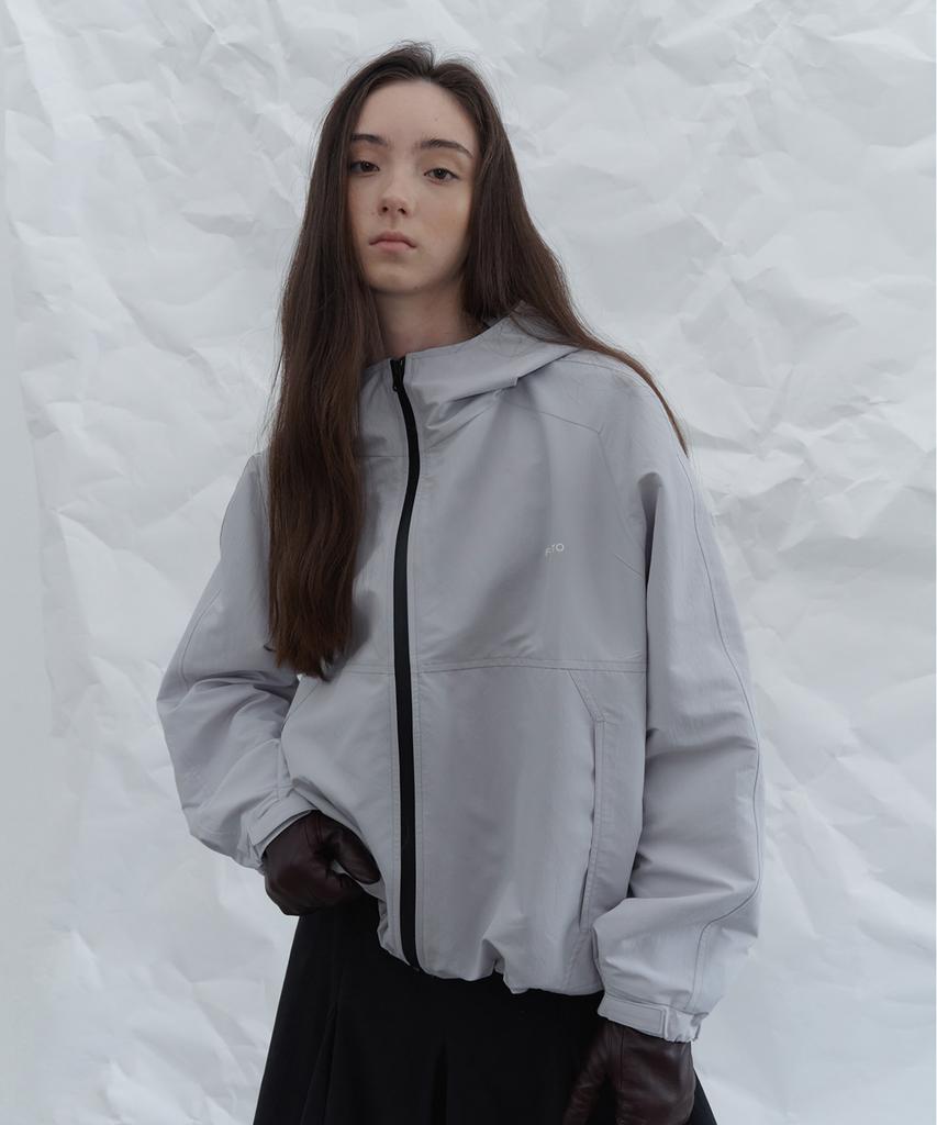 POETO Utility Wind Shell Jacket - Light Gray