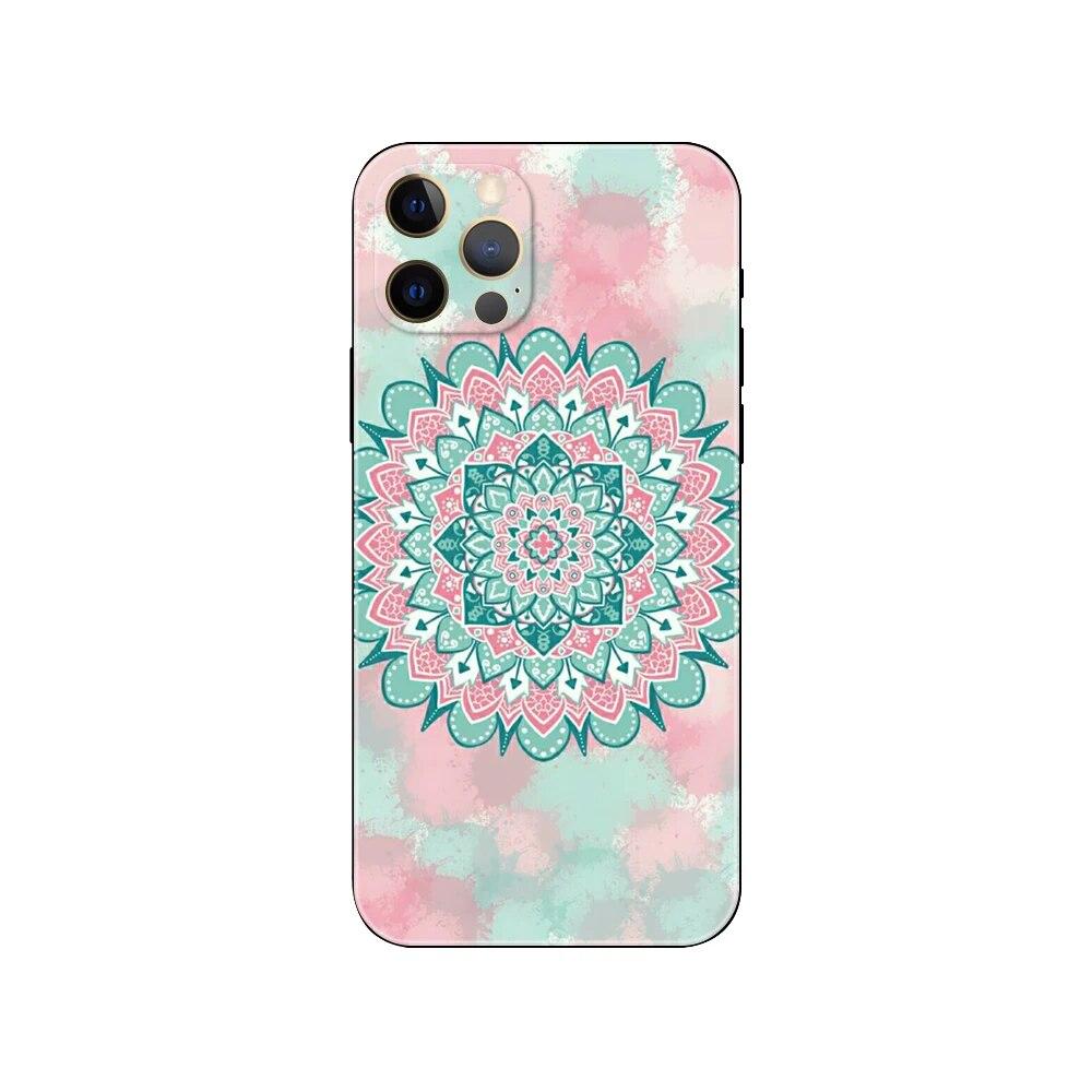 Чехол для телефона с изображением круга для iPhone Samsung Galaxy Redmi Xiaomi Oppo OnePlus Note SA 7 8 9 10 11 12 13 14 20 21 22 23 53 54 Pro Max Plus Ultra TPU Soft