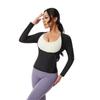 Женский облегающий костюм-боди с длинным рукавом для коррекции фигуры, для фитнеса и йоги