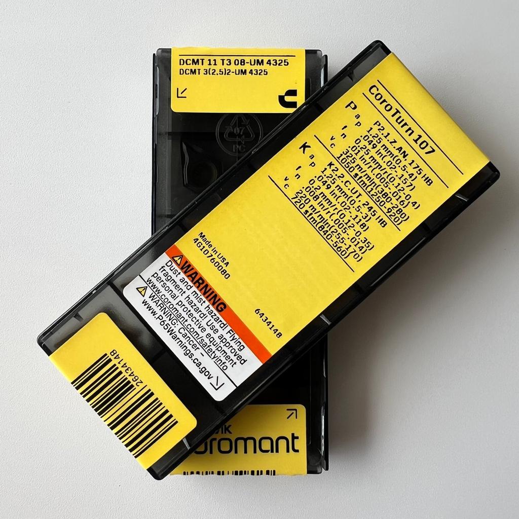 SANDVIK / DCMT11T308-UM 4325 / Оригинальные шведские твердосплавные пластины 10 шт.