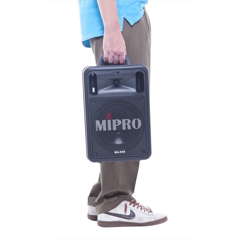 MIPRO MA-505 Портативная беспроводная система оповещения с двумя микрофонами (Китайская версия)