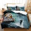 Red Jurassic Park Bedding Collection Cartoon Home Textiles For Kids Bed Collection Comforter Cover Bedroom Collection Queen Dinosaur Duvet Cover