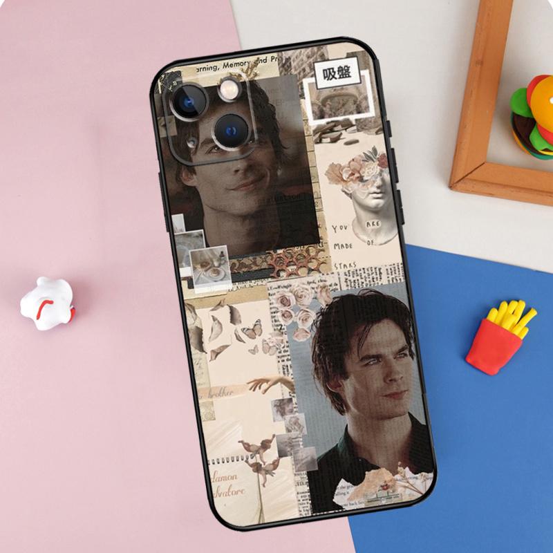 Чехол для телефона из сериала Дневники вампира Для iPhone 16 Pro Max 11 12 13 Mini 14 15 Pro Max XR 16e 15 16 Plus Защитная крышка