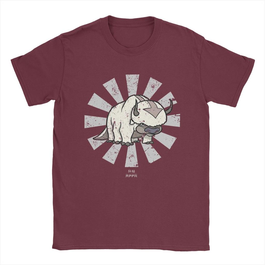Appa Avatar-The Last Airbender футболки мужские хлопковые модные мужские футболки с круглым вырезом футболки с коротким рукавом топы больших размеров