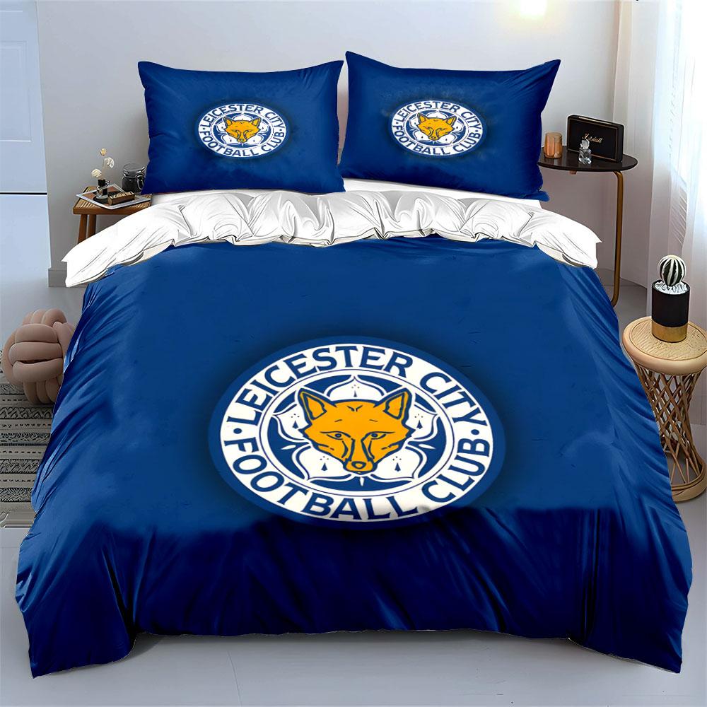 Fox emblem, Leicester City. Bedding sets Duvet cover sets Duvet covers Pillowcases(1*Duvet Cover 2*Pillowcases without duvet insert)