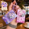 Plastic Cartoon Keychain Press Button Dice Pendant Gifts Fidget Keychain  Party Favor