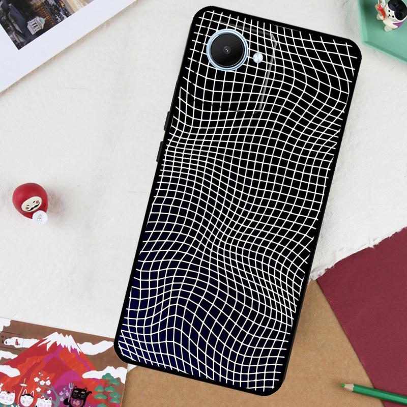 Волнистая сетка для чехла Realme GT 7 Pro GT 6 5 6T 10 11 12 13 14 Pro Plus C61 C53 C51 C21Y C25S C75 C55 C67