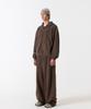 ODDSTUDIO Pigment Cover Stitch Pants - Brown