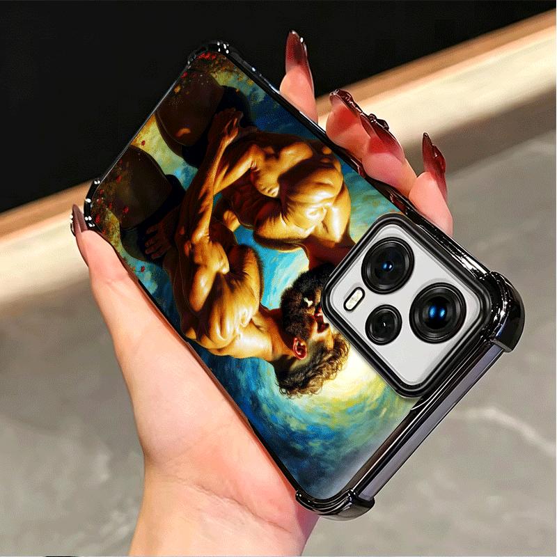 Muscle Man Gay Fitness Soft Phone Case For Xiaomi Poco X7 X8 Pro Max X6 X5 X3 F8 Ultra F7 M8 M7 M5S Redmi 15C 15A 15 14C 13C 12C