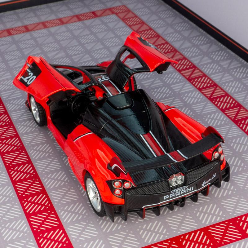 1/32 Модель суперкара Pagani BC из сплава, двери открываются со звуком и светом, украшения для автомобиля