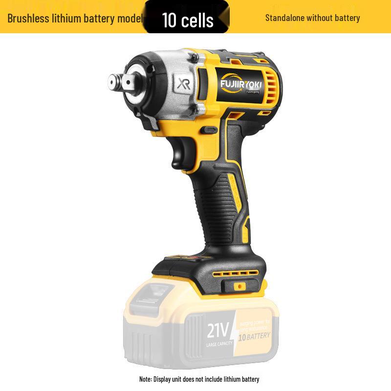 Бесщеточный электрический ударный гайковерт с высоким крутящим моментом и литиевой батареей для авторемонта