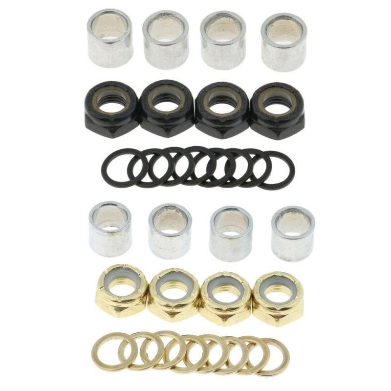 High Quality Skateboard Bearing Washer Nut Set Reduces Bearing And Nut Friction