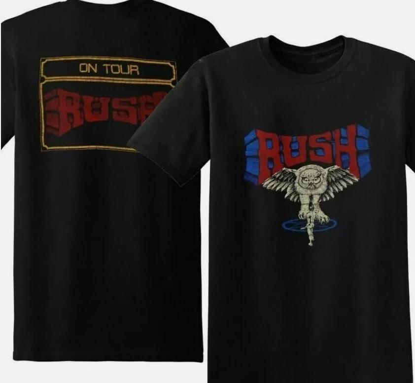 Vintage 1970s Rush Tour Rush Classic Rock Concert Music T-Shirt