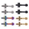 2pcs M5x40mm Ti Alloy Bike Seat Post Fixing Bolts Bike Seatpost Screws Cycling Accessories for Bike 