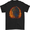 A Buddha Statue With Flames Unisex T-shirt