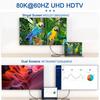 Xiwai 8K Мини DisplayPort Папа на Мини DP Мама 60 Гц Адаптер для UHD 4K 144 Гц Ультра HD Ноутбука ПК Монитора Видео 1.4 76804320