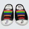 Sport Men 16pcs/set Elastic Multicolor Teen Women Silicone Shoelaces Boys Girls  Supply