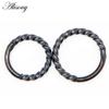 Alisouy 1PC 8-10mm 16g Stainless Steel Hinged Segment Clicker Ring Nose Septum Piercing Helix Cartilage Daith Twist Body Jewelry