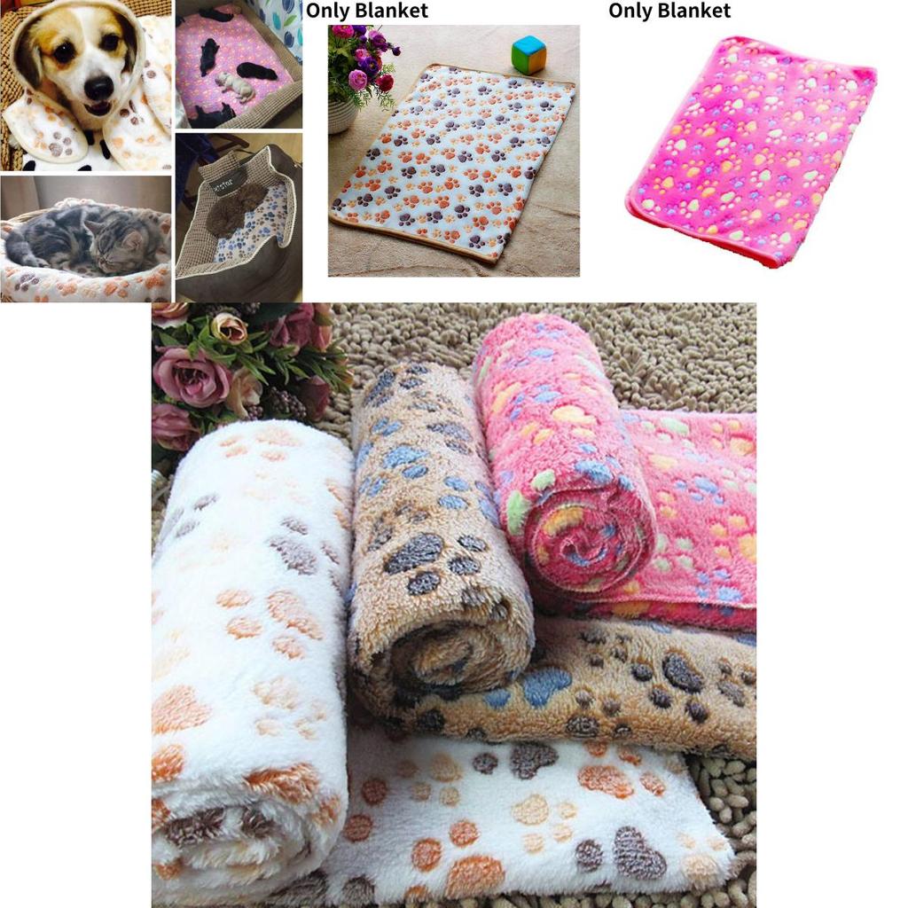 Уютное плюшевое одеяло для домашних животных для собак, доступное в различных красочных дизайнах и размерах