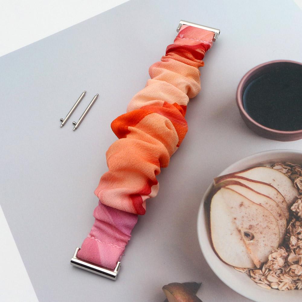 20mm Watch Band Strap Scrunchie Watchband for Samsung Galaxy Watch 7 Band 6 5 4 Active 2 FE 40mm 44mm/Watch 6/4 Classic/5 Pro