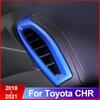 Для Toyota C-HR CHR 2016 2017 2018 передняя приборная панель автомобиля накладка на вентиляционное отверстие выходная рамка рамка гарнир литье объемный