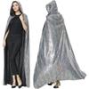 Новый блестящий плащ с капюшоном, унисекс Хэллоуинский hooded шарф, костюм для косплея аниме