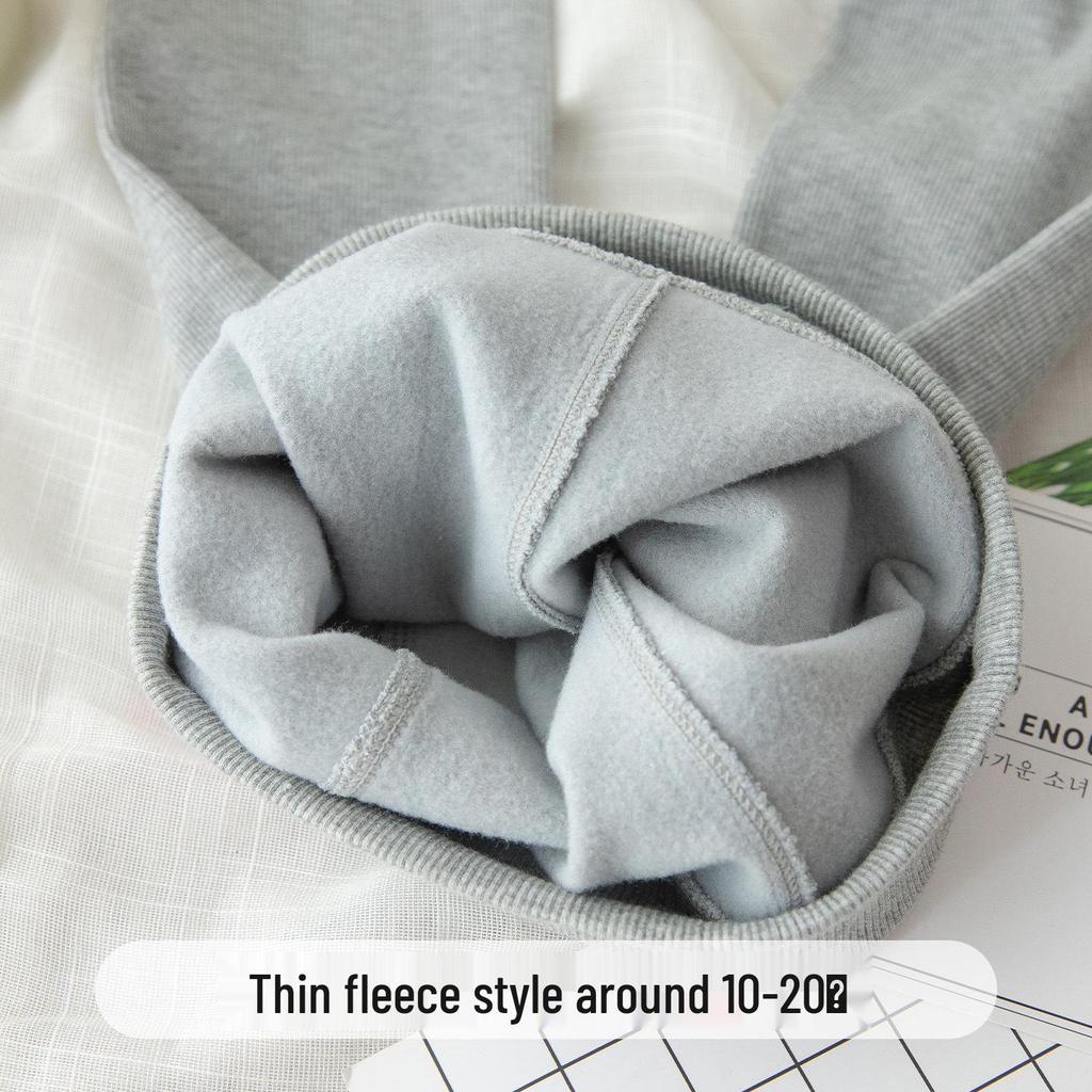 Extra Long Smoke Grey Fleece-Lined Micro Compression Vertical Stripe Women's Pantyhose Socks