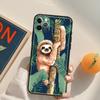 Чехол-футляр Ленивец Для iPhone 16 Pro Max 14 11 12 13 15 Pro Max Mini XR 16e 15 16 Plus Чехол для телефона