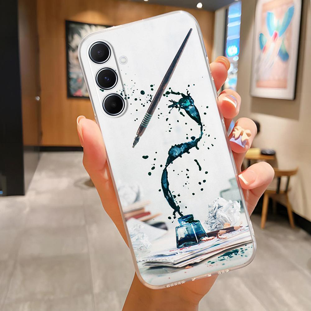 Для Samsung A36 Чехлы Силиконовый Мягкий Чехол для Телефона Для Samsung Galaxy A36 5G GalaxyA36 Прозрачный ТПУ Задняя Крышка Чехол Capa Fundas мрамор