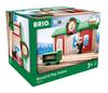 BRIO WORLD Record PlayStation Train Toy Wooden 33578 & [Station Rail]