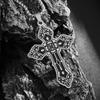 Vintage Catholic Cross Pendant Necklace Men Women Christian Believers Prayer Amulet Jewelry