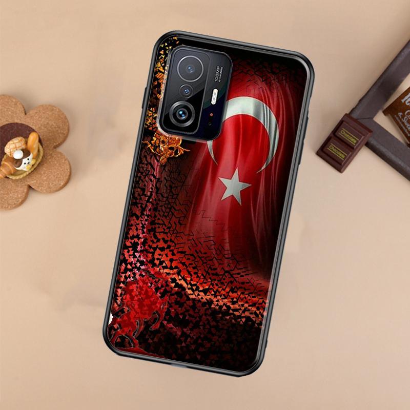 Turkey Flag Case For Xiaomi POCO X7 X6 Pro X3 X5 M6 F3 F5 F6 Pro 11T 12T 13T 14T Pro 13 14 Ultra Cover