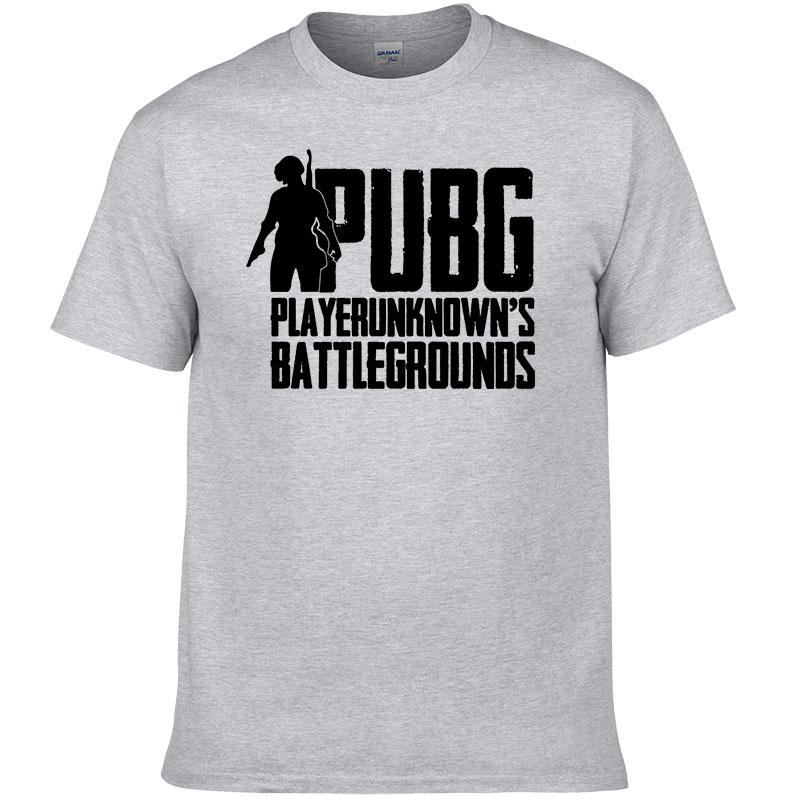 New Summer 2024 Game Pubg T Shirt Men Cotton Short Sleeve Print T-Shirt Fashion Casual Tops Cool Tees Hombre F23