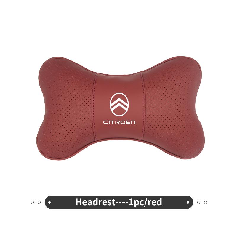 IFOT2 Car Seat Back Head Neck Pillow Cushion Headrest Lumbar Support For Citroen C4 C3 C5 C1 C2 C6 VTS C4L DS3 DS4 DS5 Grand Berlingo