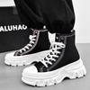 Spring Autumn New Classic Men's Shoes Fashion Thick Bottom Canvas Sports Shoes Youth High Top Street Photography Casual Shoes
