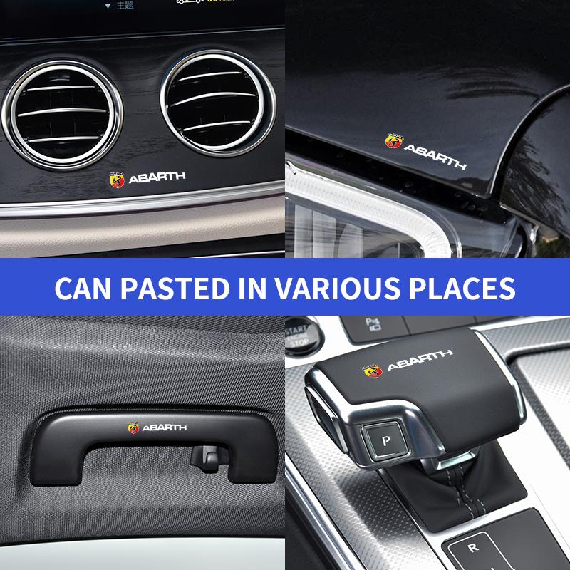 Car Interior Random Sticker Car Goods Car steering wheel Decal For For Abarth UNO Astra Bravo Panda Linea Freemont Strada Doblo