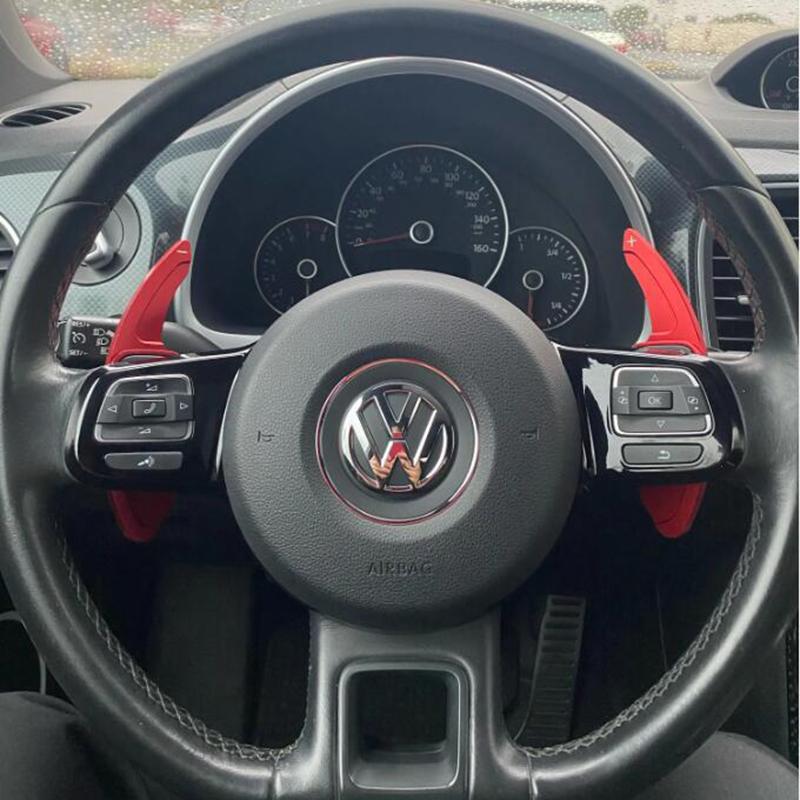 2026 Hot VOLKSWAGEN Steering Wheel Paddle Extension Shift Cover For VW Golf 5 6 MK6 GTI R Jetta MK5 Passat B6 B7 CC Polo Sharan zf6
