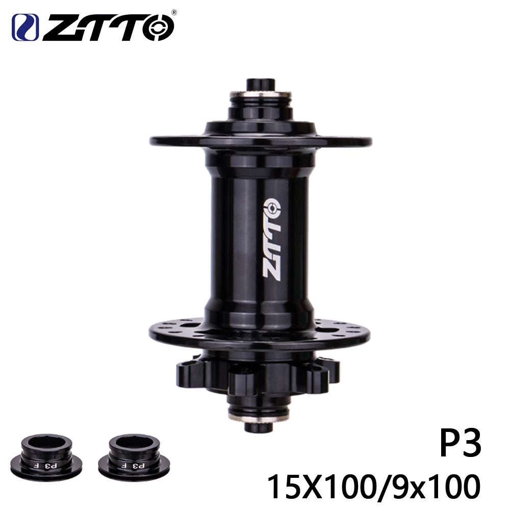 ZTTO MTB 32 Holes Disc Brake Hub Front Hub 6 Bolt Boost Hub 15x110 Thru Axle 15x100 32H Maza 9x100 QR Sealed Bearings