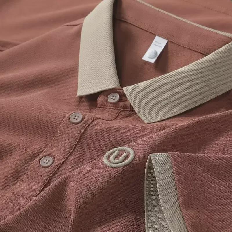 Мужская повседневная рубашка-поло в полоску с коротким рукавом Urban Casual