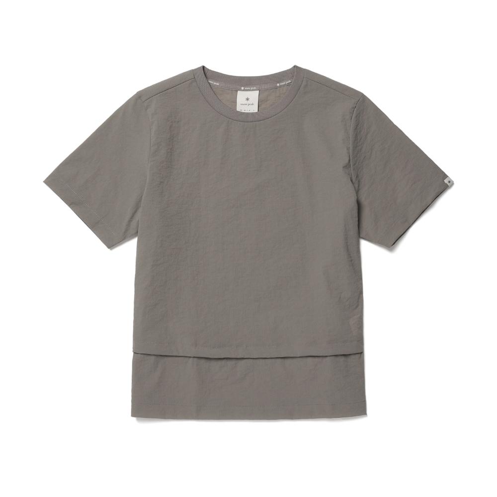 [Snowpeak] Minute Women's String Short-Sleeve T-shirt Vintage Gray (S26MWFTS73)