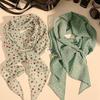 Versatile Women's French Polka Dot Silk Scarf & Headband - Korean Style Spring/Summer 2025